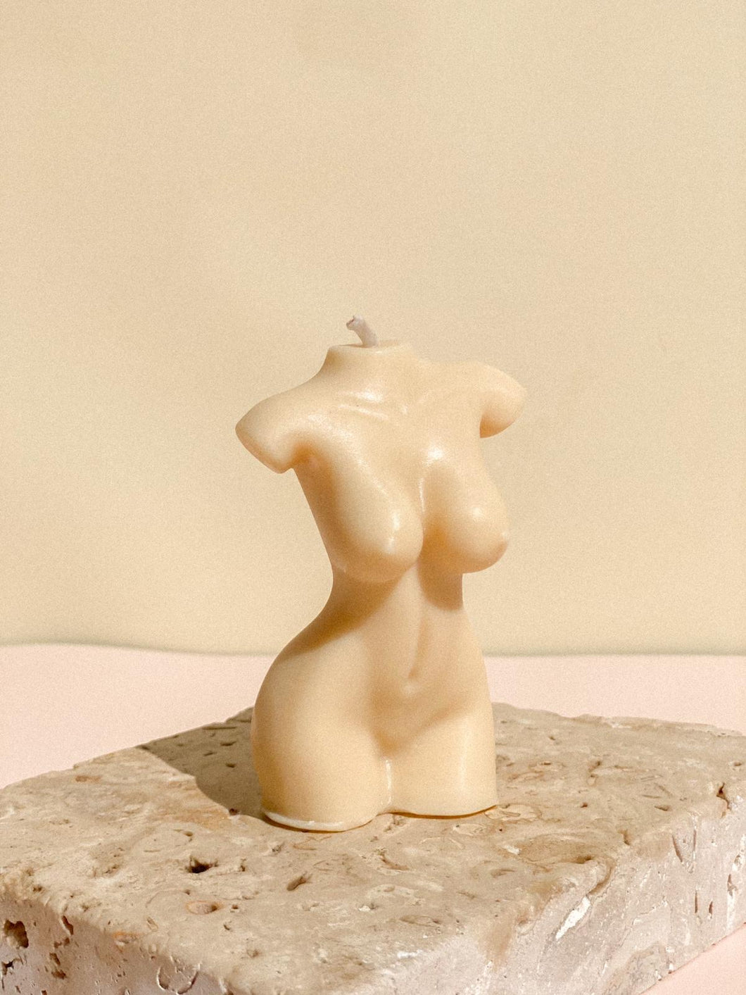 Torso Candle Female Ivory- Flower Bomb (Type)